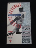 RETRO BASEBALL CLASSICS VOLUME TWO VHS TAPE OBSCURE