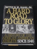 RARE OOP ARTHUR ASHE A HARD ROAD TO GLORY THE AFRICAN AMERICAN ATHLETE SINCE 1946 BOOK