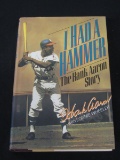 RARE OOP HANK AARON I HAD A HAMMER THE HANK AARON STORY BOOK