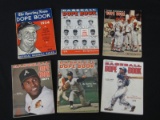 VINTAGE THE SPORTING NEWS THE BASEBALL DOPE BOOK LOT 1954 1967 1968 1971 1972 1973