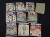 VINTAGE THE SPORTING NEWS BASEBALL GUIDE ENTIRE 1950'S 1950-1959 LOT OF 10 MUST SEE