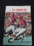RARE THE CRIMSON TIDE 1892 - 1975 A STORY OF ALABAMA FOOTBALL PAPERBACK BOOK