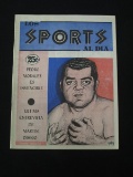 RARE LOS SPORTS AL DIA PEDRO MORALES WRESTLER MAGAZINE PUBLICATION