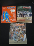 LOT OF 3 VINTAGE PRO SOFTBALL MAGAZINES 1970'S