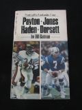 VINTAGE FOOTBALL FANTASTIC FOUR PAYTON JONES HADEN DORSETT BOOK