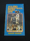 VINTAGE ALL PRO BASKETBALL STARS 1978 BRUCE WEBER PAPERBACK BOOK