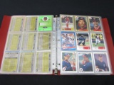 BINDER OF BASEBALL CARDS INDIANS