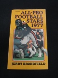 VINTAGE ALL PRO FOOTBALL STARS 1977 PAPERBACK BOOK WALTER PAYTON
