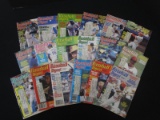 1980'S SPORTS BASEBALL DIGEST MAGAZINE LOT 18 TOTAL