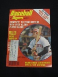 VINTAGE BASEBALL DIGEST APRIL 1976 BOSTON RED SOX CARLTON FISK