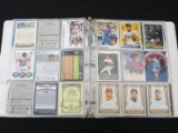 BINDER OF BASEBALL CARDS VARIOUS YEARS