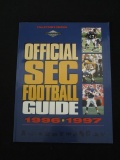 COLLECTORS EDITION OFFICIAL SEC FOOTBALL GUIDE 1996 1997 COLLEGE FOOTBALL