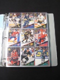 BINDER OF LEAF HOCKEY CARDS W/ SOME INSERTS