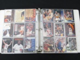 BINDER OF BASKETBALL CARDS VARIOUS YEARS BRANDS