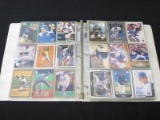 BINDER OF SPORTS CARDS VARIOUS SPORTS