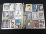 BINDER OF BASEBALL CARDS VARIOUS YEARS BRANDS