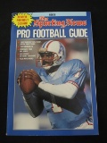 THE SPORTING NEWS PRO FOOTBALL GUIDE 1991 WARREN MOON