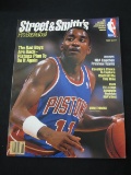 STREET & SMITH PRO BASKETBALL 1989 GUIDE ISIAH THOMAS PISTONS