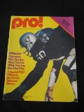 PRO FOOTBALL MAGAZINE BROWNS BENGALS NOVEMBER 6TH 1977