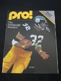 PRO FOOTBALL MAGAZINE STEELERS VS BROWNS OCTOBER 26TH 1980