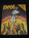 PRO FOOTBALL MAGAZINE BROWNS RAIDERS JAN 4TH 1981 RED RIGHT 88 PLAY GAME