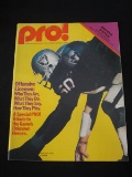 PRO FOOTBALL MAGAZINE BROWNS BENGALS NOVEMBER 6TH 1977