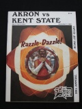 VINTAGE AKRON VERSUS KENT STATE RAZZLE DAZZLE ACME-ZIP GAME GUIDE