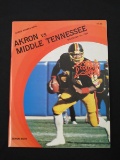 THE COLLEGE GAME AKRON VS MIDDLE TENNESSEE NOVEMBER 1985 RUBBER BOWL