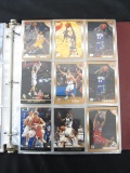 BINDER OF BASKETBALL CARDS VARIOUS YEARS BRANDS
