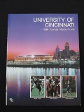 THE UNIVERSITY OF CINCINNATI 1986 FOOTBALL MEDIA GUIDE
