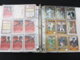 BINDER OF BASEBALL CARDS VARIOUS YEARS BRANDS