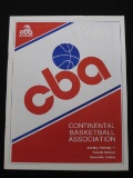 1980'S CBA CONTINENTAL BASKETBALL ASSOCIATION ALL STAR GAME PROGRAM