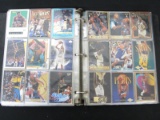 BINDER OF 90'S - 00'S BASKETBALL CARDS VARIOUS YEARS BRANDS