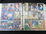 BINDER OF BASEBALL CARDS VARIOUS YEARS BRANDS