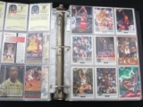 HUGE BINDER OF BASKETBALL CARDS VARIOUS YEARS 90S-00S