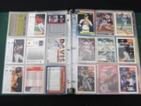 BINDER OF BALTIMORE ORIOLES BASEBALL CARDS VARIOUS YEARS BRANDS