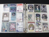 SMALL BINDER OF BASEBALL CARDS FRANK THOMAS RANDY JOHNSON