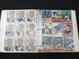 BINDER OF BASEBALL CARDS VARIOUS YEARS AND BRANDS
