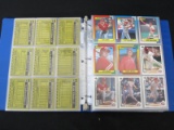 BINDER OF CINCINNATI REDS BASEBALL CARDS OVER 40 PAGES