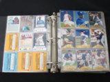 LARGE BINDER OF BASEBALL CARDS OVER 60 PAGES LOADED