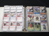 BINDER OF COLLEGE FOOTBALL CARDS COLLECTION