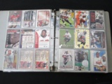 BINDER OF FOOTBALL AND BASEBALL CARDS VARIOUS YEARS BRANDS