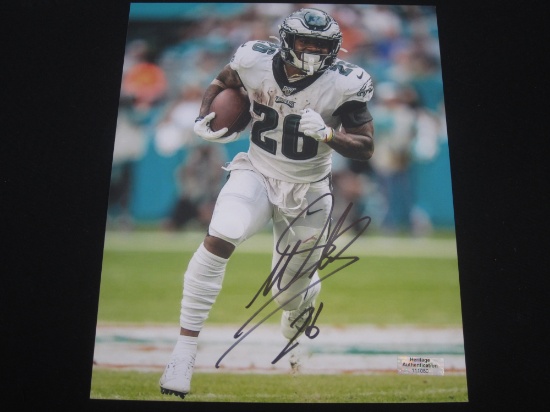 MILES SANDERS SIGNED AUTOGRAPHED PHOTO WITH HERITAGE CERTIFICATE OF AUTHENTICITY