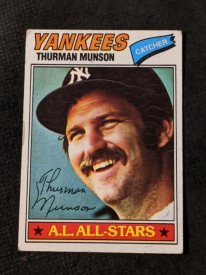 1977 Topps New York Yankee Thurman Munson All-Star #170