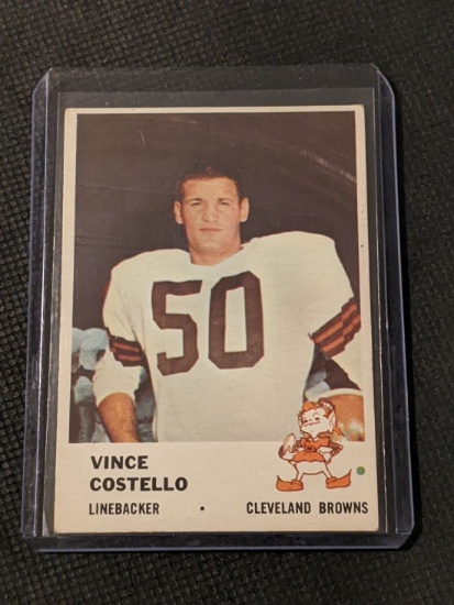 1961 Fleer Set-Break # 16 Vince Costello