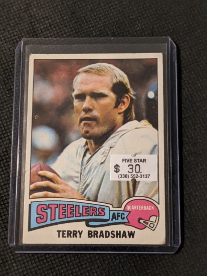 1975 Topps Football #461 Terry Bradshaw Pittsburgh Steelers HOF