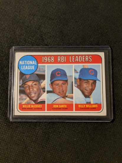 1969 Topps NL RBI Leaders #4 Chicago Cubs