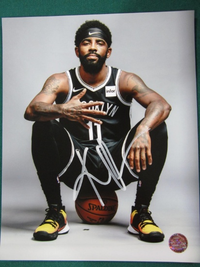 KYRIE IRVING SIGNED 8X10 PHOTO CERTIFIED COA