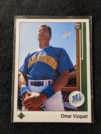 OMAR VIZQUEL RC 1989 Upper Deck Baseball Rookie Card #787