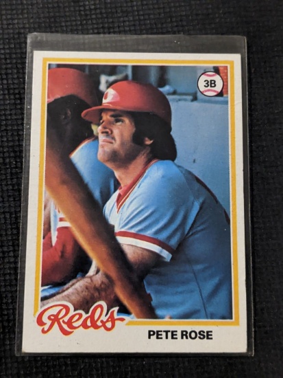 1978 Topps #20 Pete Rose  Vintage Cincinnati Reds Baseball Card